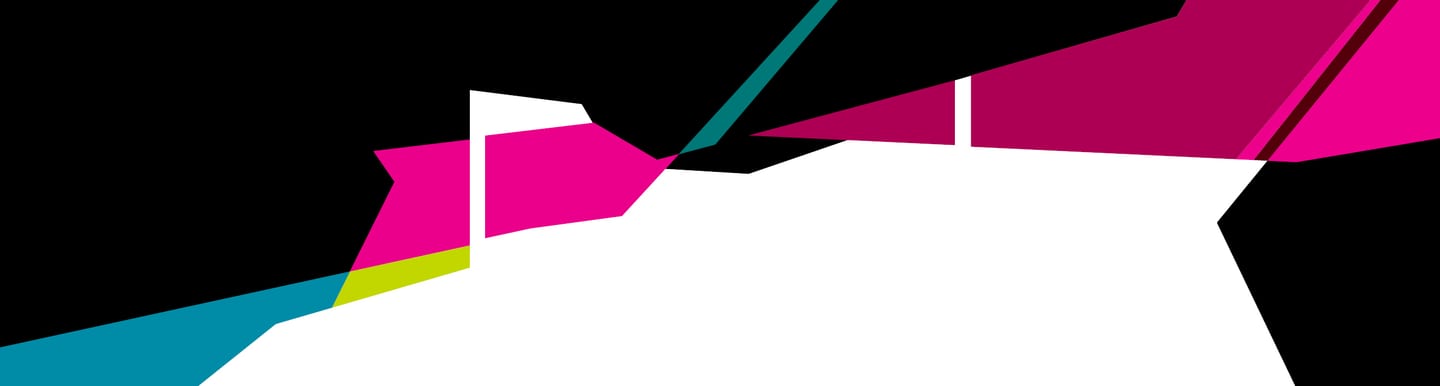 Angular graphic banner for the Contact page